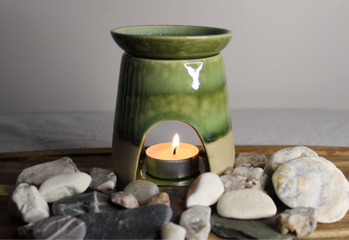 Wax Melt Burner~Country Meadow