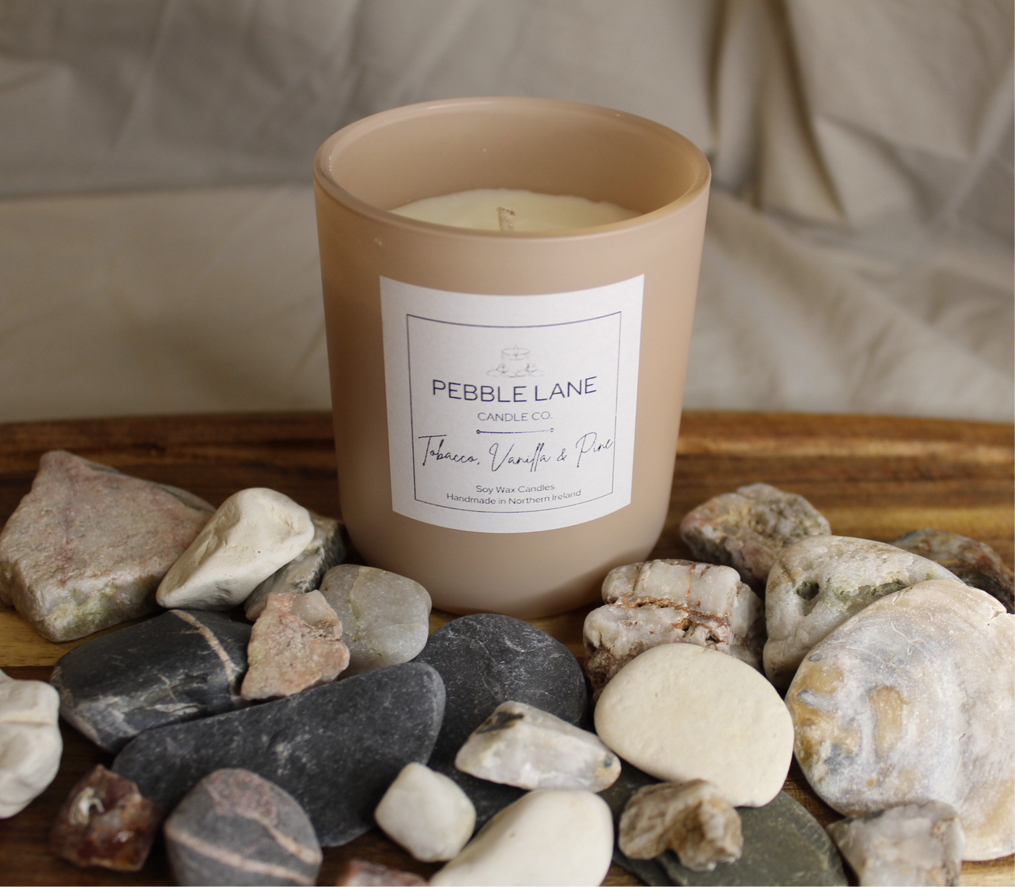 Tobacco, Vanilla & Pine Soy Wax Candle